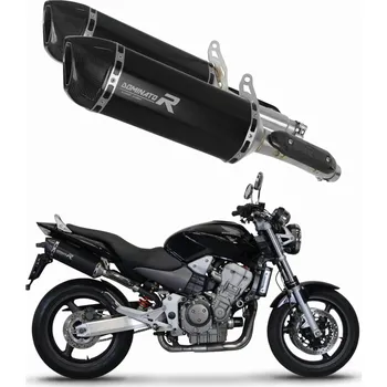 Výfuk pro motocykl Laděný výfuk Dominator Honda CB 900F HORNET 2002 - 2007 výfuk HP1 BLACK tlumič + dB killer medium