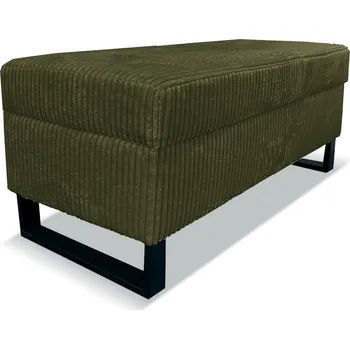 Taburet Taburet MARA s úložným prostorem - olivový - manšestr - LINCOLN 37