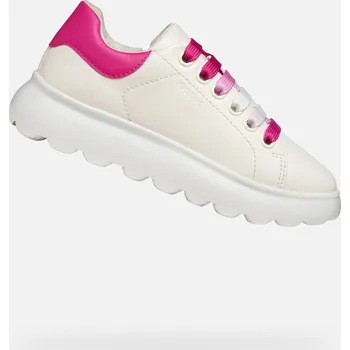 Dětská móda Bílé dívčí tenisky Geox Puffypop - Holky GEOX bílá | krémová 3424140