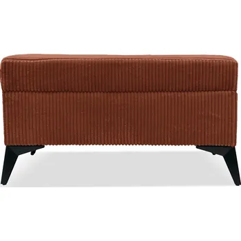 Taburet Taburet TINA s úložným prostorem - rudý - manšestr - LINCOLN 52