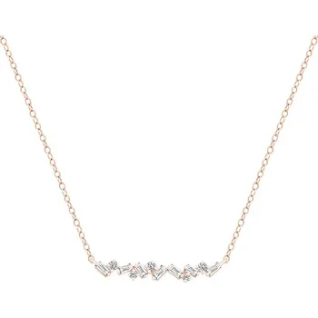 Náhrdelník Náhrdelník s baguette diamanty Manu