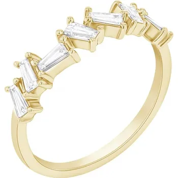 Prsten Prsten s baguette diamanty Egino