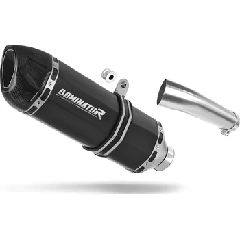 Výfuk pro motocykl Laděný výfuk Dominator Suzuki SV 650 N 1999 - 2002 výfuk HP1 BLACK + tlumič výfuku dB killer
