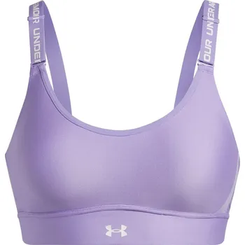 Podprsenka Dámská sportovní podprsenka s výztuží Under Armour INFINITY MID 2.0 BRA W fialová 1384123-538 - M A-C | UK 7 | US 9,5