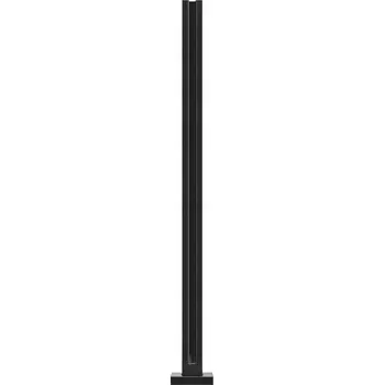 Zábradlí VEVOR Skleněná Svorka 1 Ks Skleněná Svorka 95 cm Držák Zábradlí