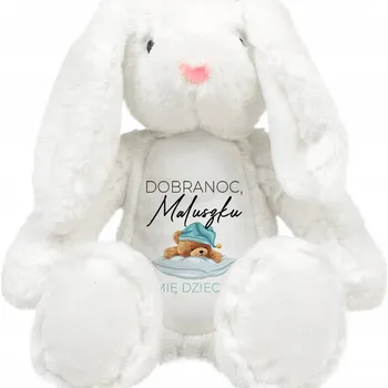 plyšák MEDVÍDEK PLYŠOVÝ MAZLÍČEK PŘÍTULNÍČEK KRÁLÍK Licencovaný strážce snů *JMÉNO DÍTĚTE* DÁREK