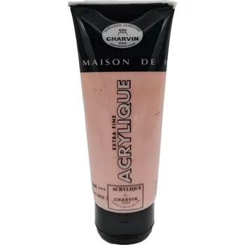 Speciální výtvarná barva Charvin Paris Akrylová barva Extra Fine Caribean Pink 303 tuba 200ml