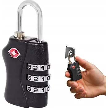 Visací zámek Zámek s číselným kódem Spilbergen TSA Lock pro kufr