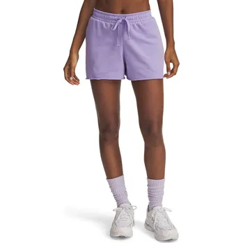 Dámské kraťasy Dámské sportovní kraťasy Under Armour RIVAL TERRY SHORTS W fialové 1389657-538 - S | UK 2,5 | US 3