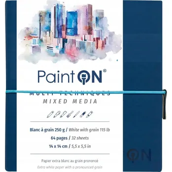 Skicák Paint`On 14x14 Bílý s texturou.