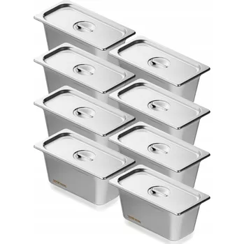 Pánev GN nádoba Vevor 148 mm nerezová ocel