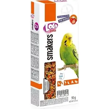 Pro ptáka LOLO SMARKERS 2 klasy jahodové pro andulky 80g