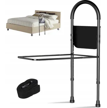 Dětská zábrana POSTELOVÁ OHRÁDKA S NASTAVITELNOU VÝŠKOU A TAŠKOU NA ULOŽENÍ VĚCÍ