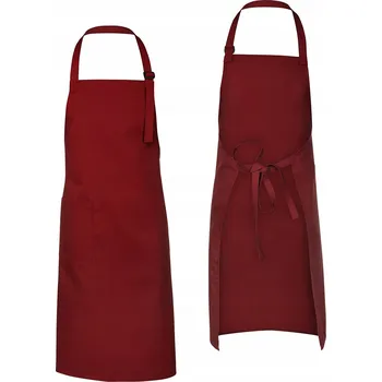 Kuchyňská zástěra Kuchyňská zástěra bordó, délka 90 cm, 240 g/m2