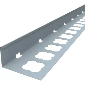 Terasový ukončovací profil L (2000x50) (šedá RAL 7001) (Terasová lišta z hliníkového plechu | tloušťka 1,0 mm | délka 2000 mm | čelní výška 50 mm | šedá RAL 7001)