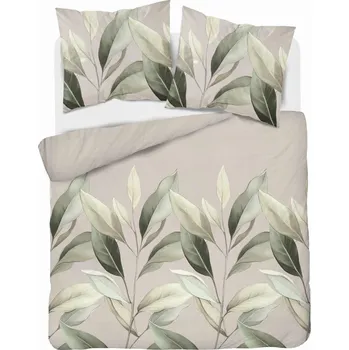 Povlečení Povlečení 160x200 Listy v odstínech zelené Podzimní
