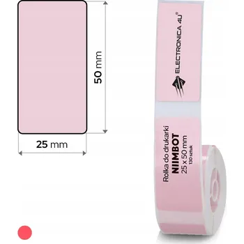 Samolepící etiketa Samolepicí štítky - termální samolepky pro tiskárnu Niimbot D101, 25x50 mm