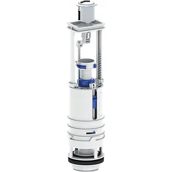 Splachovací tlačítko Splachovací tlačítko pro WC Kk-Pol dvoufázový vypouštěcí ventil DUO MAX stříbrný