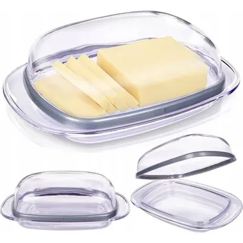Dóza na potraviny Průhledná plastová máslenka