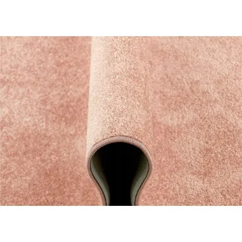 Koberec KOBEREC KOBEREC 200x200 cm, PASTELOVĚ PUDROVÁ RŮŽOVÁ DO DĚTSKÉHO POKOJE, PLST