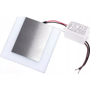 Lampička Schodišťové svítidlo Eko-Light 0,6 W integrovaný LED zdroj 2,3 cm stříbrné