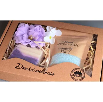 Kosmetická sada Domácí wellness - Mýdlo, ukolébavka