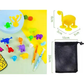 Hračka pro nejmenší Hračky do vany pro děti, senzorické Montessori, 13 hraček DÁREK