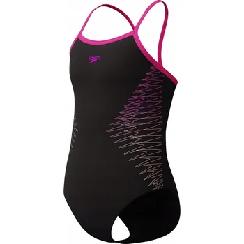 Dámské plavky Jednodílné plavky pro dívky na bazén Speedo MuscleBack 128 cm