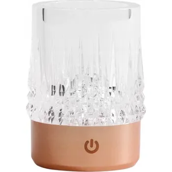 Lampička Stolní lampa Zuma Line CRYSTAL růžová 1 W