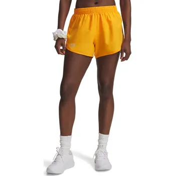 Dámské oblečení Dámské sportovní kraťasy Under Armour FLY BY 3IN SHORTS W oranžové 1382438-793 - S | UK 11 | US 12