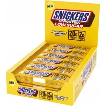 Proteinová Tyčinka Snickers HiProtein Low Sugar 12 ks Arašídový krém Mars