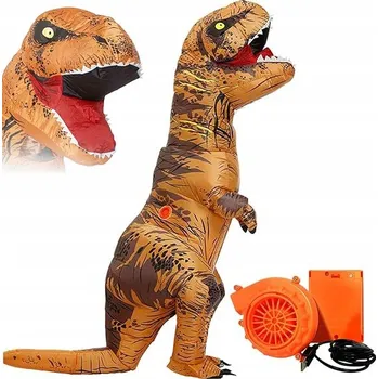 Karnevalový kostým NAFUKOVACÍ PŘEVLEK KOSTÝM DINOSAURUS T-REX KOSTÝM VELKÝ HALLOWEEN NAROZENINY