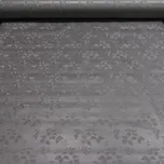 Ubrus PVC s textilním podkladem 5656004, šedý damaškový vzor, š.140cm (metráž)