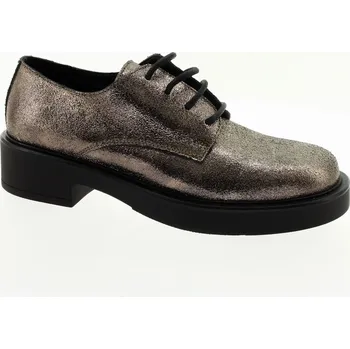 Dámské polobotky EASY'N ROSE Dámské černé kožené polobotky 1008-003-NERO-245 Velikost 38