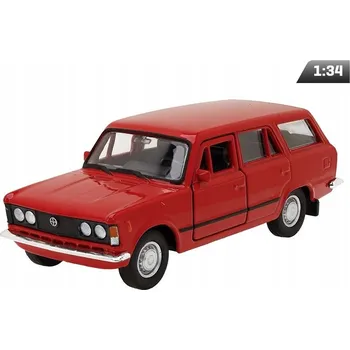 autíčko Model 1:34, Fiat 125P Kombi, červený