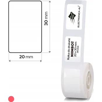 Samolepící etiketa Samolepicí štítky / termální samolepky pro tiskárnu Niimbot D101, 20x30 mm