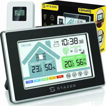 Meteostanice Bezdrátová meteostanice s teploměrem, vlhkoměrem a LED hodinami
