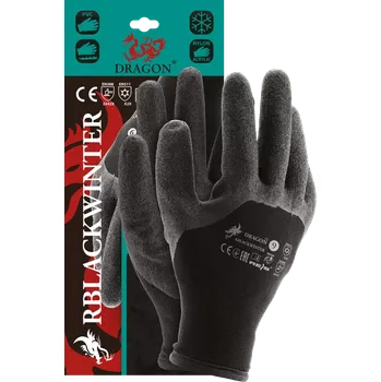 Pracovní rukavice Reis RBLACKWINTER vysoce odolné rukavice 8-11