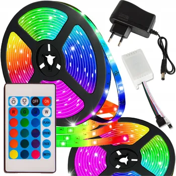 LED osvětlení LED pásek XTREME 5M/300 RGB ovladač + napájecí zdroj