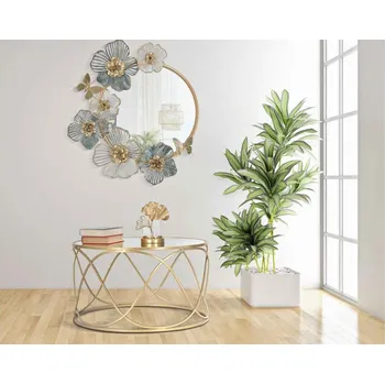 Konferenční stolek Designový konferenční stolek Ioviano 70 cm zlatý