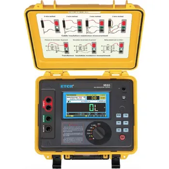 Revizní přístroj ETCR 3520 - Tester izolace, 5kV, 10TOhm, 7mA