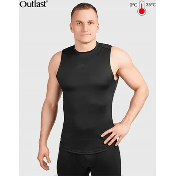 Pánské termoprádlo Redline Mars 2.0 Outlast pánské funkční tílko černé S