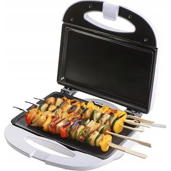 Kuchyňský gril Skládací elektrický gril Adler AD 3072 bílý 1200 W
