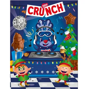 Čokoláda NESTLÉ CRUNCH Adventní kalendář 85 g