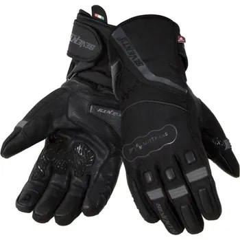 Moto oblečení Rukavice na motorku SEVENTY DEGREES SD-T7 černo-šedé S