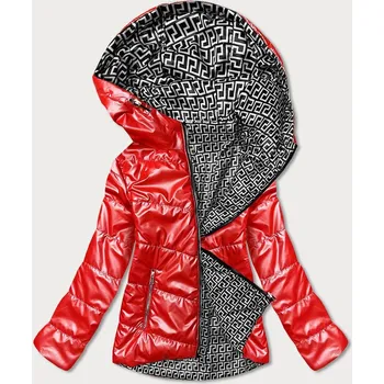 Dámská cargo bunda Červená dámská oboustranná bunda 5ZP303 SWEST, odstíny červené 52 i392_19682-29