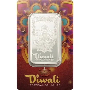 31,1g investiční stříbrný slitek Pamp Diwali Lakshmi & Rangoli