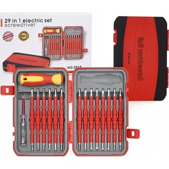 Šroubovák Sada šroubováků HOLDX 29 dílů ocel Cr-V magnetické hroty