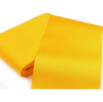 Stuha Stuha taftová šíře 10,8 cm, malé, 207 žlutá
