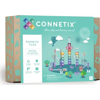 Kuličková dráha CONNETIX Pastel Ball Run Pack 106 dílů